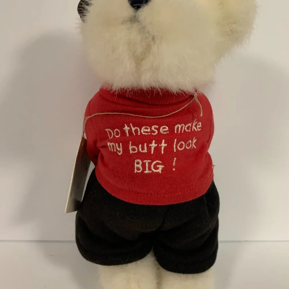 NWT Boyds Bear Uneeda Biggersize Plush Razz-Beary Super Cute & Funny Bear